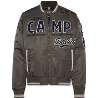 CAMP DAVID Blouson mit großem Frottee-Logo in Grün (L) in grün von CAMP DAVID