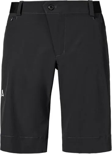 SCHÖFFEL Bike Shorts Style Keitele WMS, Gr. 44, schwarz - Fahrradbekleidung mit radspezifischer Passform, 4-Wege-Stretch und wasserabweisendem Material – ideal für komfortable Radreisen.