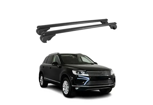 Dachträger für VW Touareg 2010-2025 - Dachträger & Querstangen aus leichtgewichtigem, wasserbeständigem Aluminium, abnehmbar und multifunktional mit einer Gewichtskapazität von 75 kg – ideal für Reisen und Outdoor-Aktivitäten.