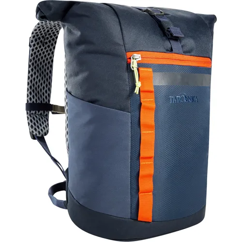 Tatonka Rolltop Pack JR 14 - Kinderrucksack 42 cm (navy) - Der Tatonka Rolltop Pack JR 14 ist ideal für Grundschulkinder. Mit 14 Litern Volumen und einem flexiblen Rollverschluss bietet er Platz für alles Wichtige. Das Vent Comfort-Tragesystem sorgt für hohen Tragekomfort und Sicherheit durch Reflexstreifen.