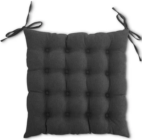 wometo Stuhlkissen Prime 40x40, OEKO-TEX®, Sitzkissen mit Steppung & Bändern