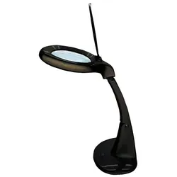 Fbright LED-Taschenlampe mit Lupe 3x/12x, 6500K
