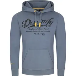 DENIMFY Hoodie Herren Regular Fit DFArno Regular Fit Turbid Blau 5XL