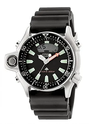 Citizen Herrenuhr Promaster Marine AQUALAND JP2000-08E - Armbanduhren für Herren, 20 bar wasserdicht, ideal für Taucher und Outdoor-Enthusiasten, mit digitaler Bedienungsanleitung zur Schonung der Umwelt.