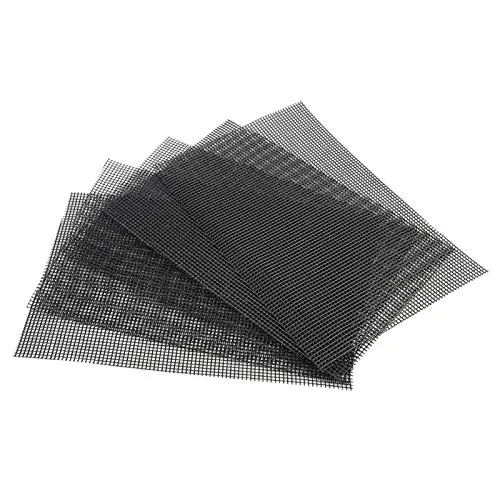 Stück Blumentopf Mesh Pad Schwarz 30 x 20 cm Quadrat Kunststoff Bonsai Bottom Drainage Gitter Untersetzer Loch Matte für Verhindern Boden Verlust 5