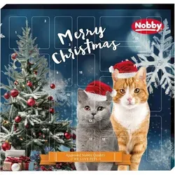 Nobby Adventskalender StarSnack für Katzen - Adventskalender für Katzen mit 24 köstlichen Snacks, sorgt für festliche Vorfreude und belohnt deine Katze täglich mit leckeren Überraschungen.