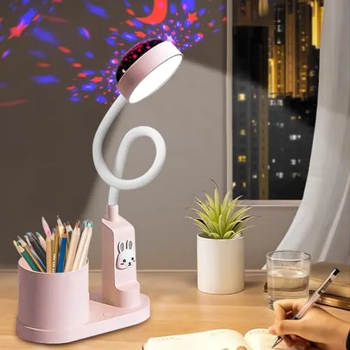 LED Schreibtischlampe Kinder mit Stifthalter