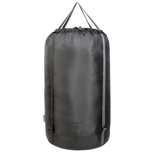 Tatonka Compression Sack 30L - Kompressions-Packsack schwarz - Packsäcke für platzsparendes Gepäck, hergestellt aus recyceltem Polyester, ideal für Kleidung und Schlafsäcke.
