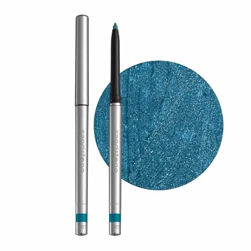 Sandstone Scandinavia Hypoallergener Eyeliner Metallic (Blue Ice) | Wasserfest, Vegan und Tierversuchsfrei | Parfümfrei und für empfindliche Augen