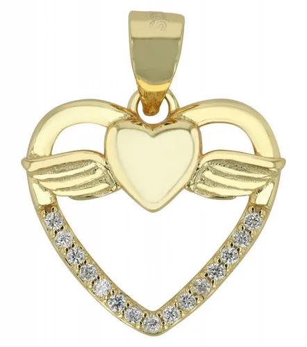 Adelia´s Kettenanhänger zeitloser Herz Anhänger aus 925 Sterling Silber