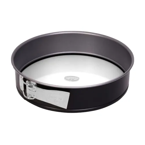 Dr. Oetker Springform Ø 26 cm mit Glasboden - Springform: Hochwertige Backform mit schnitt- und kratzfestem Glasboden für perfekte Backergebnisse und gleichmäßige Bräunung bis +230° C. Ideal zum Backen und Servieren.