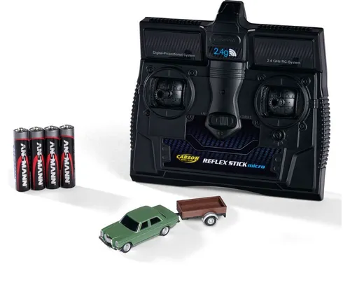 Carson Mercedes-Benz 200/8 1:87 RC Auto mit Anhänger