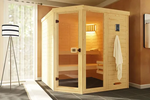 Weka Massivholz Element Sauna 38 mm LAUKKALA 3