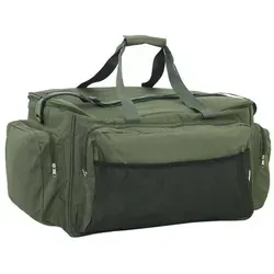 vidaXL Angeltasche Wasserdicht Dunkelgrün - Handtaschen für Angler: Diese vielseitige, wasserdichte Angeltasche aus strapazierfähigem Oxford-Gewebe bietet viel Stauraum und eine isolierende Trennwand für optimale Organisation.