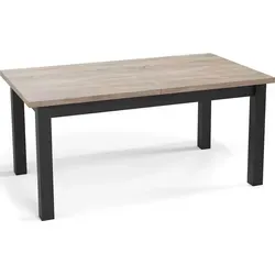 WFL Group Esstisch, Sonoma Eiche, Rechteckig, 67x76x120 cm - Esstisch aus hochwertigem Holzwerkstoff, ausziehbar von 120 cm auf 160 cm, ideal für Dinnerpartys. Hergestellt in der EU aus nachhaltigen Materialien.