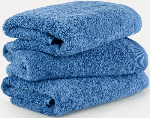 Möve Handtuch Superwuschel Premium Cotton, 50x100 cm in blau von MÖVE