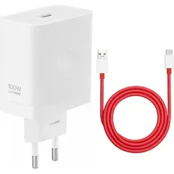 100W SUPERVOOC Adapter für OnePlus - Ultra-schnelles Laden mit automatischem Schutz, kompatibel mit OnePlus, OPPO und Realme