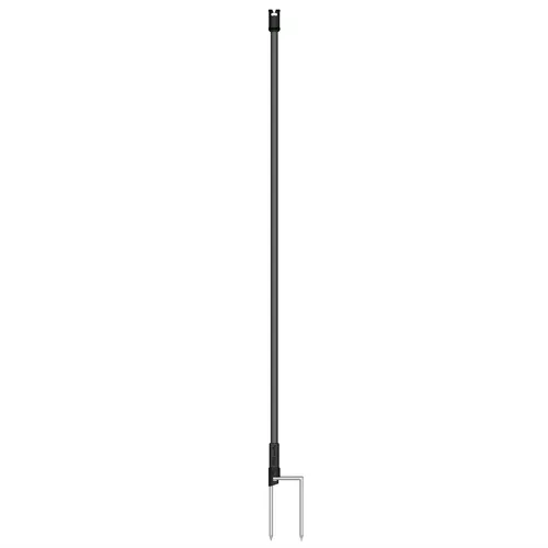 Zusatzpfahl Premium schwarz 108cm 2 Spitzen Elektronetz Weidezaun Ersatzpfahl