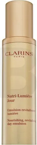 Clarins Nutri-Lumiere Jour Emulsion 50ml - Revitalisierende Tagespflege - Anti-Faltenprodukte, nährt und revitalisiert die Haut für ein jugendliches Strahlen, ideal für anspruchsvolle Haut.