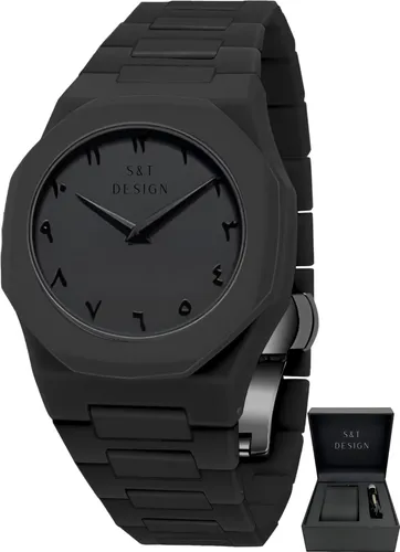 S&T Design Quarzuhr Herrenuhr - Ultraleichte Eleganz für Herren - Armbanduhren mit elegantem Design, ultraleichtem Gewicht (54g) und spritzwassergeschützter Bauweise – ideal für stilbewusste Männer.