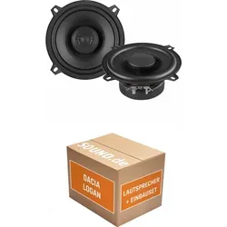 Helix PF C130.2 Lautsprecher Einbaupaket für Dacia Logan 1. Gen. - Komplettset für den Lautsprechereinbau in Dacia Logan (2004-2013) mit 2x 13cm Koaxiallautsprechern. Hohe Klangqualität, kraftvoller Bass und einfache Installation dank Adapterstecker.