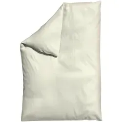 Schlafgut Bettdeckenbezug Knitted Jersey, Hellgelb - Bettdeckenbezug aus atmungsaktivem Jersey, pflegeleicht und schadstoffgeprüft, ideal für gesunden Schlaf. Oeko-Tex® zertifiziert für höchste Textilsicherheit.