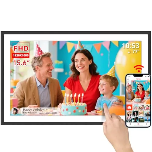 FRAMEO Digitaler Fotorahmen 15,6-Zoll