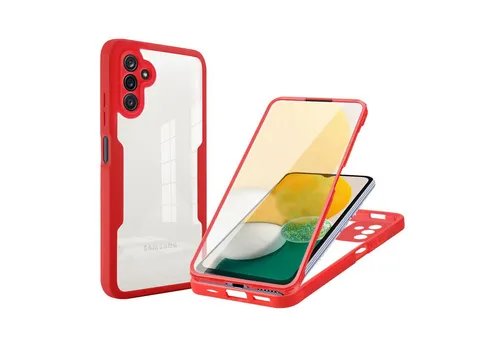 betterfon Handyhülle für Galaxy A13 5G / A04 / A04s TPU Schutzcase Schwarz, 2-teiliges 360 Grad Case mit Rundumschutz und passgenauer Form