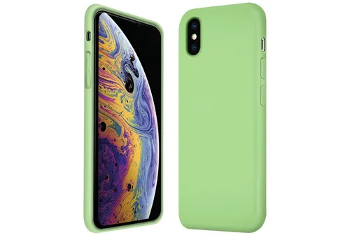 CoolGadget Handyhülle Silikon Colour Series Slim Case für Apple iPhone X, iPhone XS 5,8 Zoll, Hülle weich Handy Cover für iPhone X / XS Schutzhülle