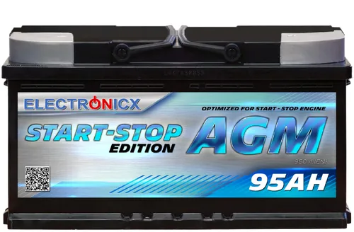 Start-Stop Autobatterie 95 AH AGM von Electronicx