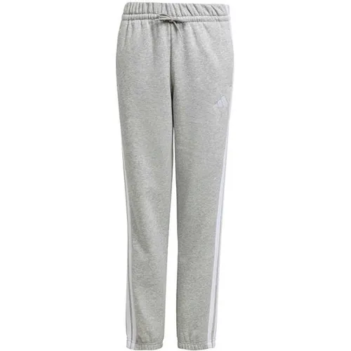 adidas Unisex Kinder Essentials 3 Stripes Pants in grau von adidas