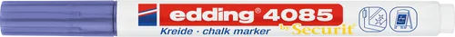 EDDING 4085MVI - Kreidemarker, 1 mm - 2 mm, violett-metall
