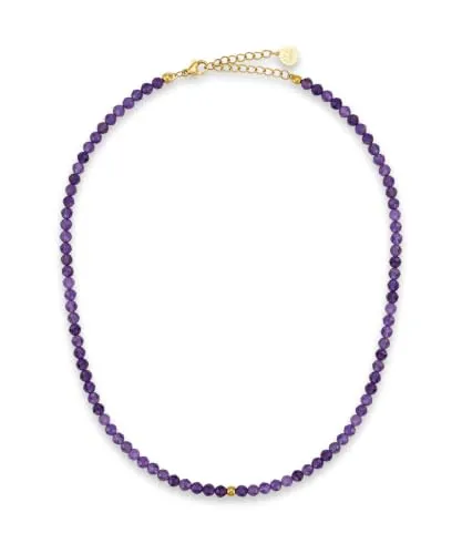 Echte Facettierte Naturstein-Perlenkette für Damen von GOOD.designs