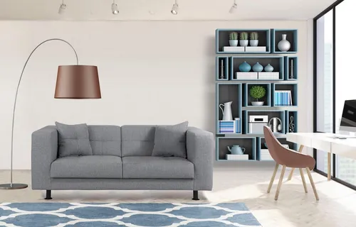 Home affaire 2-Sitzer Bengo, mit Steppung im Sitz- und Rückenbereich, incl. Zierkissen