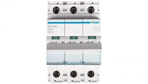 Hager SBN390 Ausschalter 100A 3S 400V AC 3PLE
