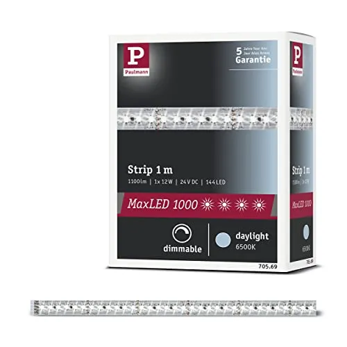 Paulmann 705.69 Strip, Integriert, silber