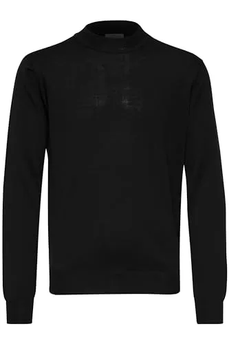 CASUAL FRIDAY - CFKarl Merino Mix Crew Neck Knit - Pullover - 20504888, Größe:L, Farbe:Anthracite Black (194007)