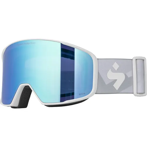 Sweet Protection Boondock RIG Reflect Skibrille – Weiß, One Size - Sportbrillen mit innovativer RIG-Technologie für optimale Sicht und Schutz auf der Piste.