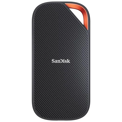 SanDisk Extreme Pro USB4 4TB Portable SSD - Externe Festplatte mit 4TB Speicher, ultra-schnell dank USB4 und robustem Design – ideal für kreative Profis und unterwegs.