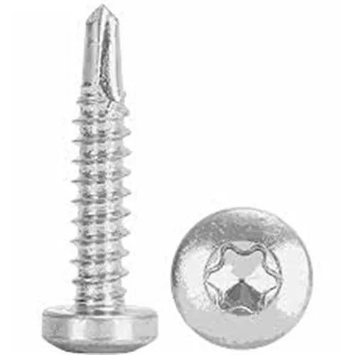 Stück Bohrschrauben 4,2x22 mm verzinkt mit Linsenkopf selbstschneidend DIN 7504 N-T 100