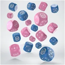 Q-Workshop Crosshairs Compact D6 - Blue & Pink (20 Würfelset) 297048