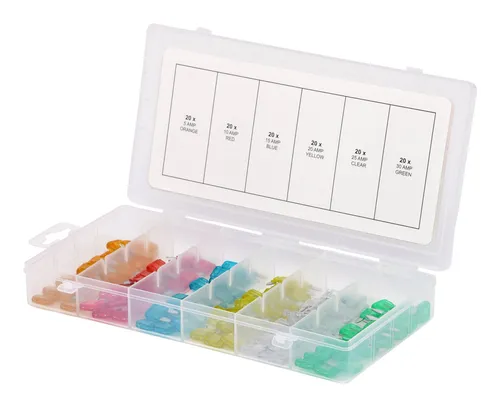 KS Tools Sortiment Mini-Sicherungen, 5-30A, 120-teilig - 970.0280