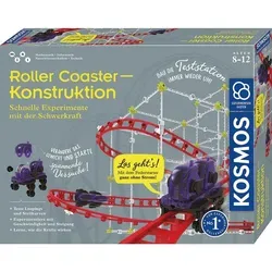 Kosmos Roller Coaster-Konstruktion (621032) - Experimentierkasten für kreative Ingenieure, fördert das Verständnis für Physik und Technik