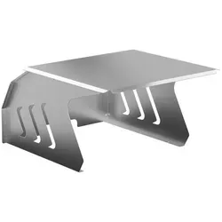 KÖNIGSPROD Mähroboter-Garage - Zubehör für Gartengeräte, schützende Edelstahl-Garage für Mähroboter mit optimalen Maßen (55x70x35 cm) und langlebiger, polierter Oberfläche.