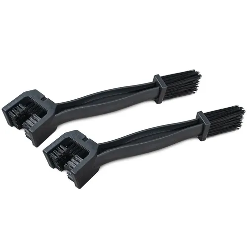 Weber GmbH Reinigungsbürsten-Set Kettenbürste schwarz (Satz 2 Stück), Fahrradketten, Fahrrad, Motorrad, Motorradketten, (Set, 2-tlg., 2-teilig), Länge: 245mm, Breite Bürstenkopf: 30 mm