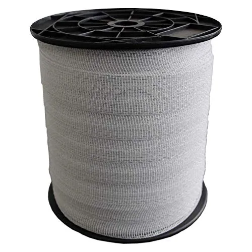 ZGM Weidezaunband Basic - weiß - 200 m, 10 mm, 4 NIRO