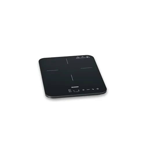 Severin Kochplatte KP 1032, Induktions-Einzelkochplatte - Kochfeld für effizientes Kochen, 2000 Watt, mit Touch-Display, Timer und automatischer Topferkennung. Ideal für schnelle und einfache Zubereitung.