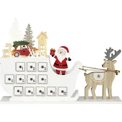 HGD Holz-Glas-Design Weihnachtsfigur Adventskalender