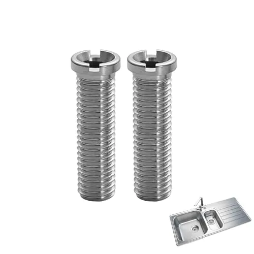 Hohlschraube Spüle M12, 2 Stück 35 mm für Franke und Blanco