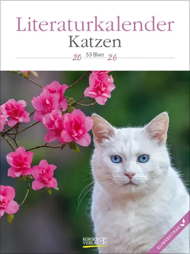 Literaturkalender Katzen 2026 von Korsch Verlag GmbH